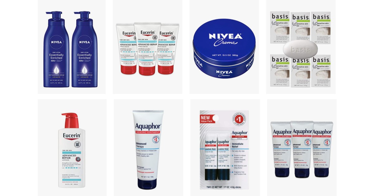 Up to 50% off Skin Care from Nivea, Aquaphor and More