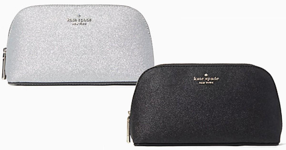 Kate Spade Shimmy Glitter Small Cosmetic Case