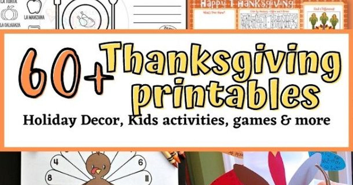 Kids Activities Blog Thanksgiving