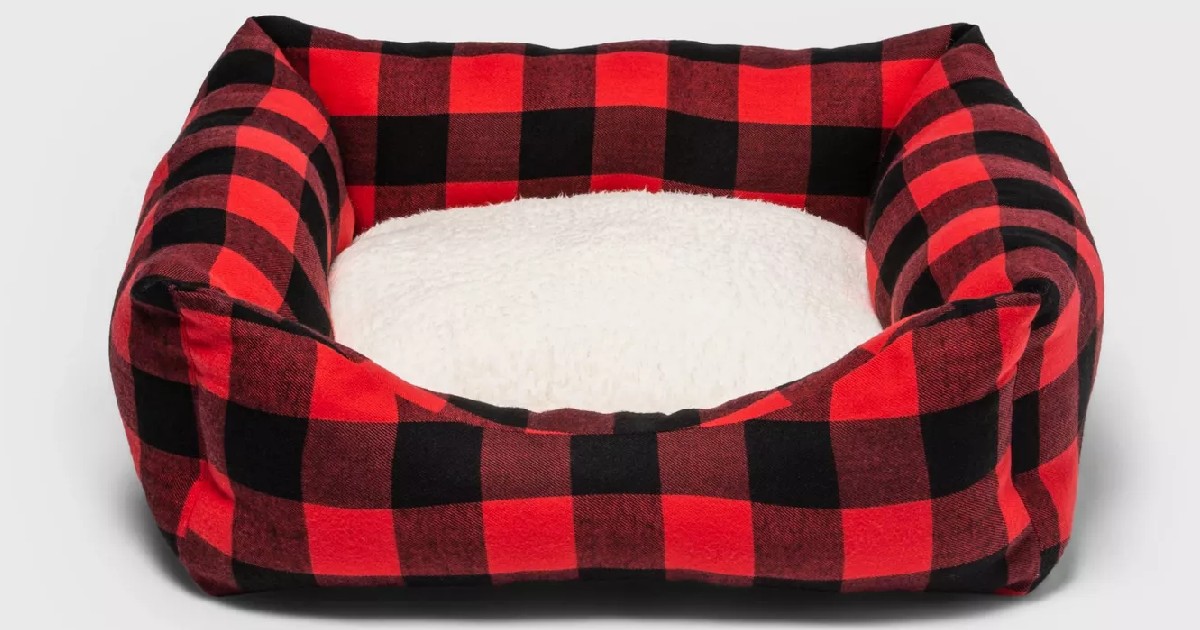 Sherpa Classic Buffalo Check Dog Bed at Target