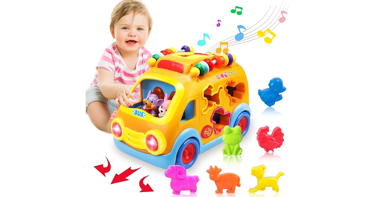 Music Bus Toddlers Educational Toy 