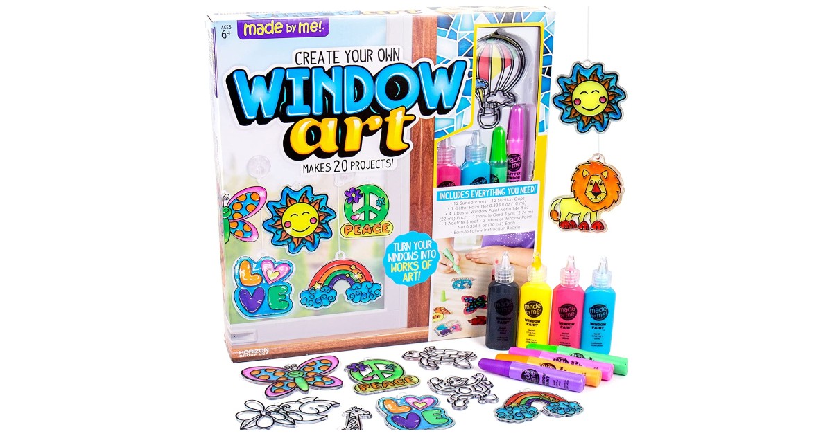 Create Your Own Window Art Kit at Amazon