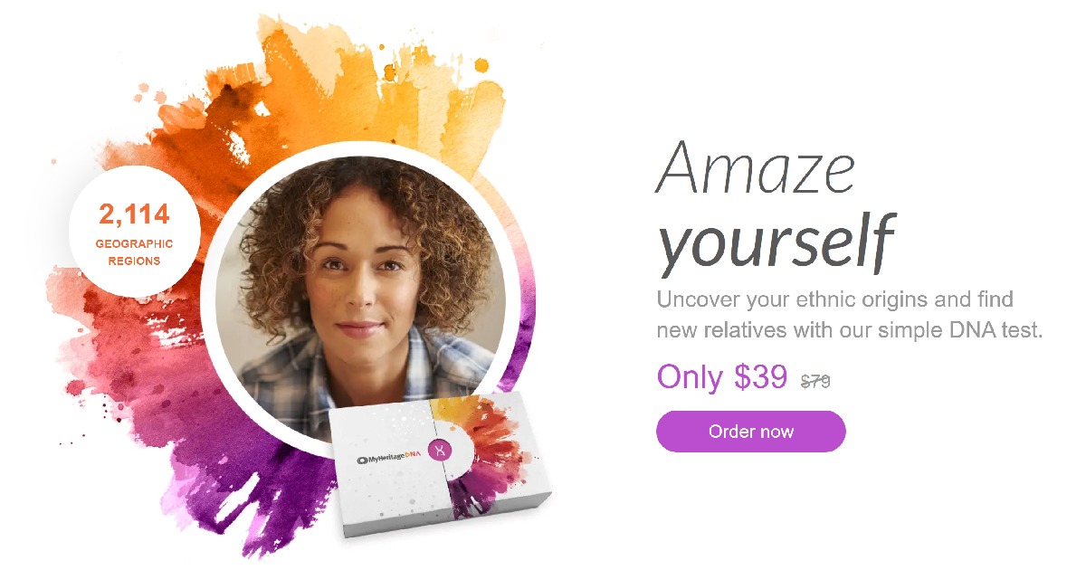 50 Off MyHeritage DNA Kit ONLY 39 (reg 79) Daily Deals & Coupons