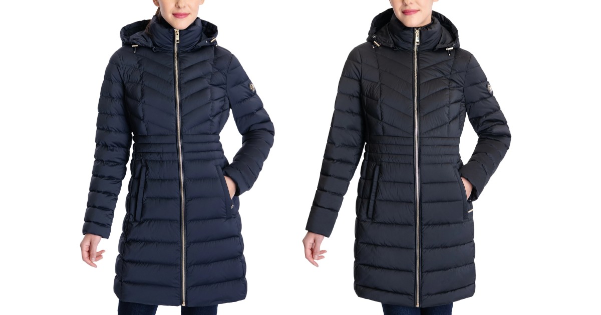 Michael Kors Hooded Puffer Coat