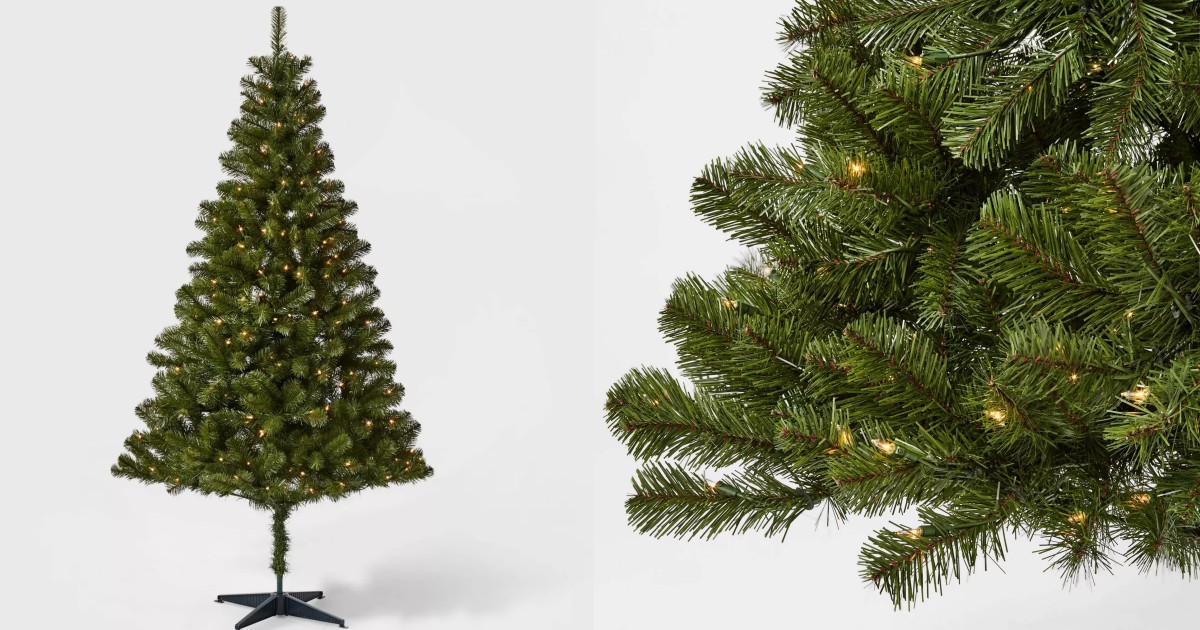 6-Foot Pre-Lit Christmas Tree