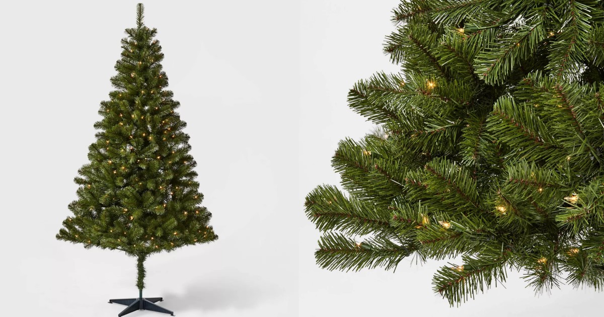 6-Foot Pre-Lit Christmas Tree at Target