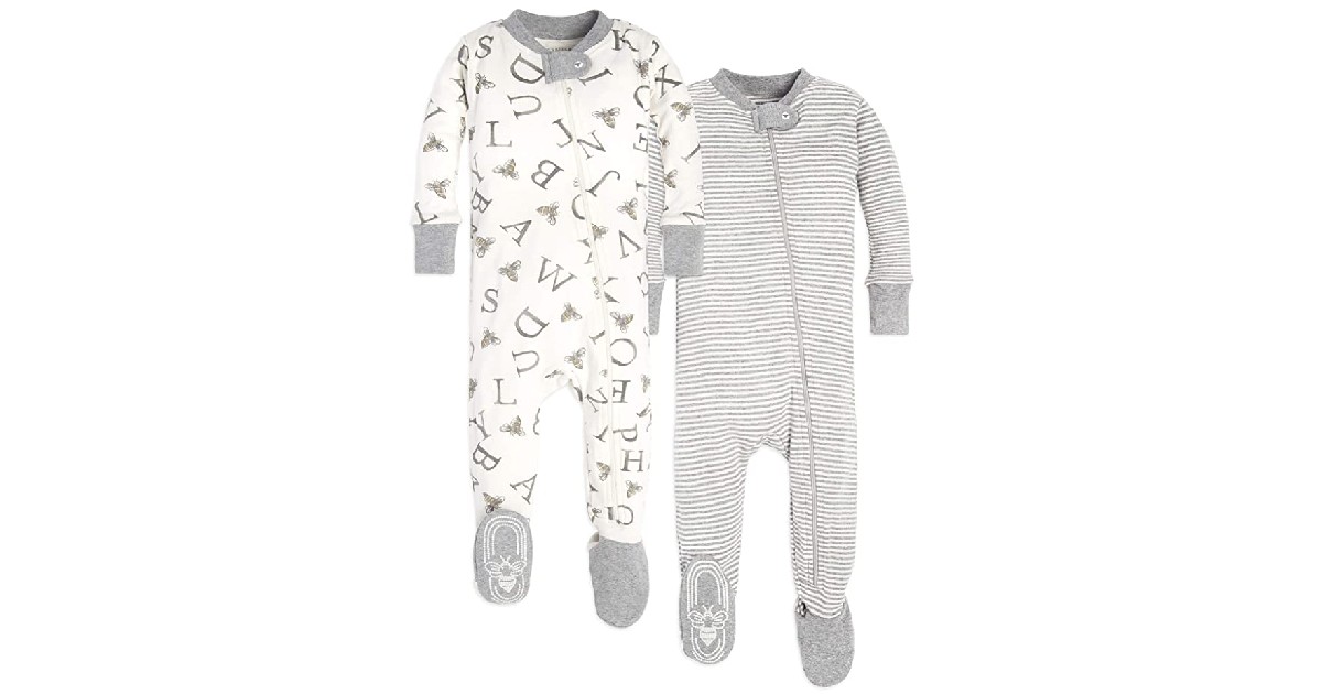 Burt's Bees Sleeper Pajamas 2-Pack ONLY $9.98 (Reg. $27)