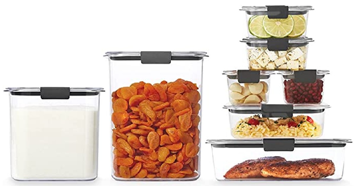 Rubbermaid Brilliance 16-Pc Food Storage 