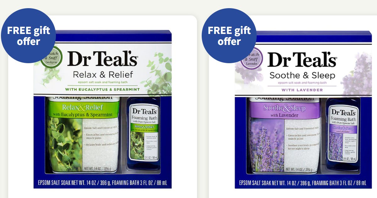 dr. teals gift set