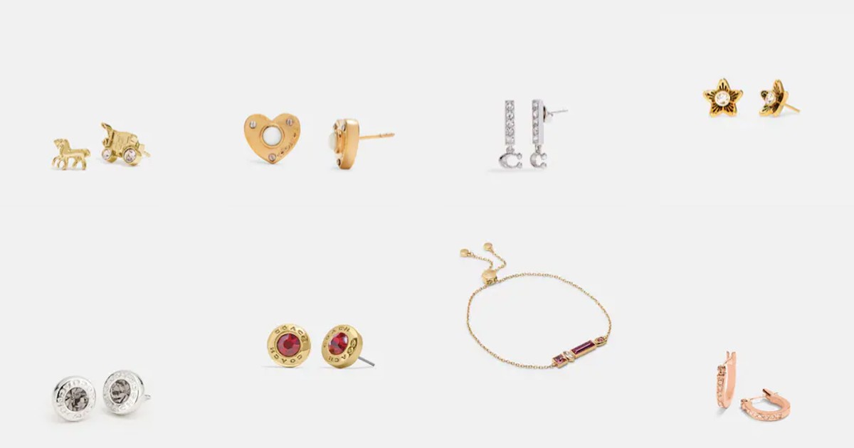 Coach Jewelry as Low as $17.40 + Free Shipping