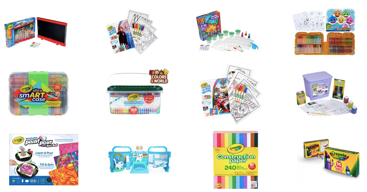 Save up to 50% on Crayola Art Sets and More at Walmart