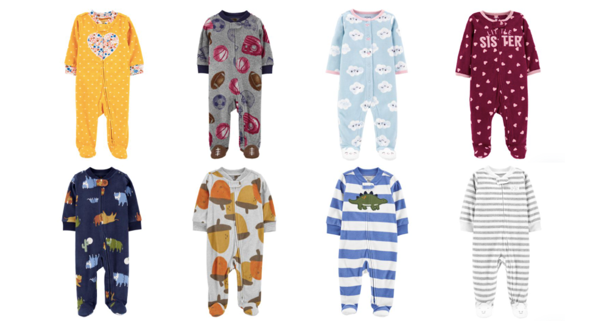 Cater's Kids Fleece Pajamas as Low as $6.00 (Reg. $18)