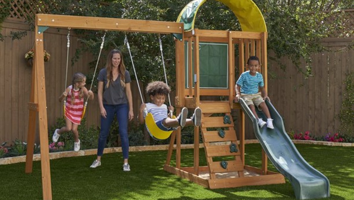 KidKraft Outdoor Swing Set 