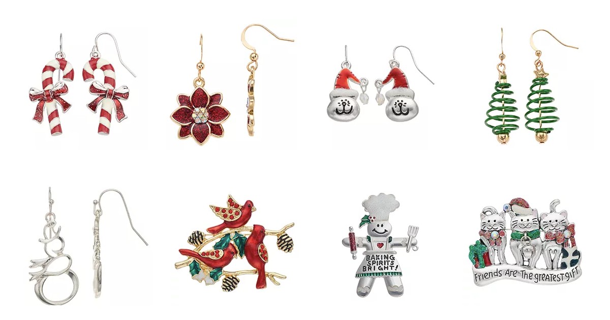 Christmas Jewelry as Low as 3.75 at Kohl's (Reg. 10) Daily Deals