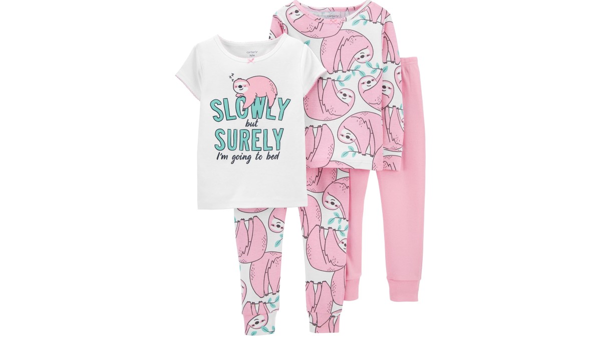 Carter’s Baby Girls 4-Piece Pajama Set