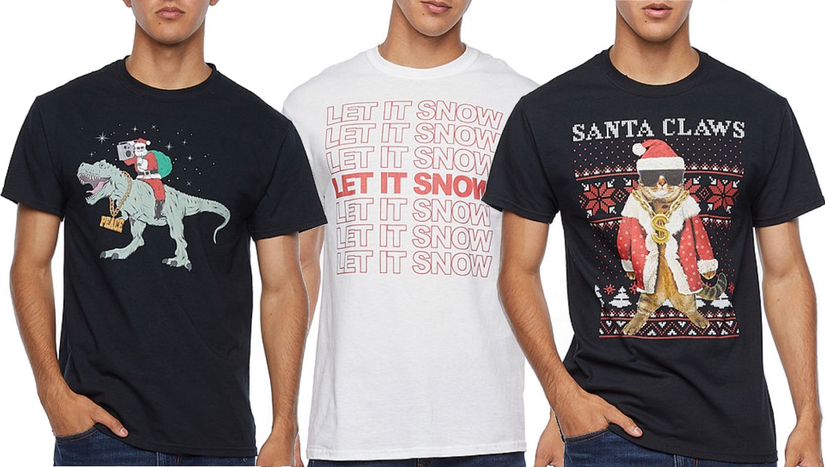 Men’s Christmas Graphic T-Shirts at JCPenney