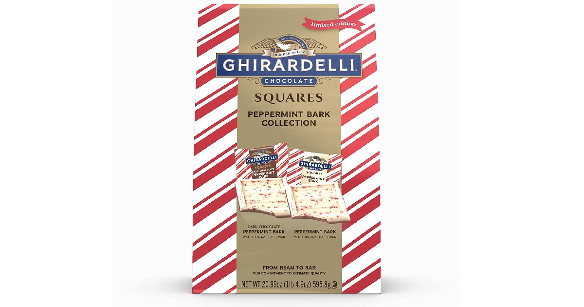 GHIRARDELLI Peppermint Bark Chocolate ONLY 10 (Reg. 17) Daily Deals