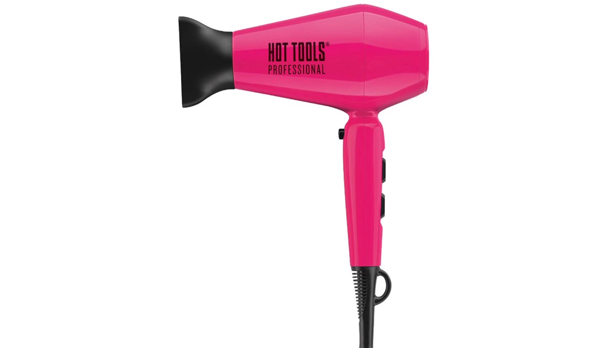 Hot Tools Mid-Size Pink Hair Dryer 