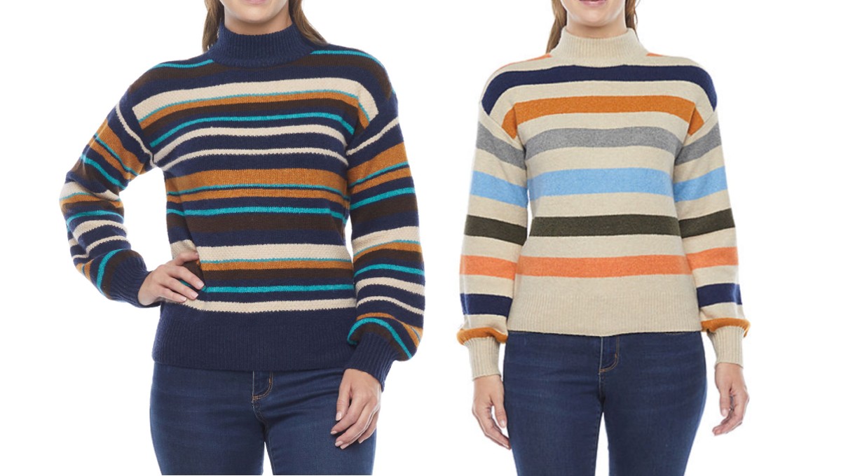 Women’s Striped Pullover Sweater