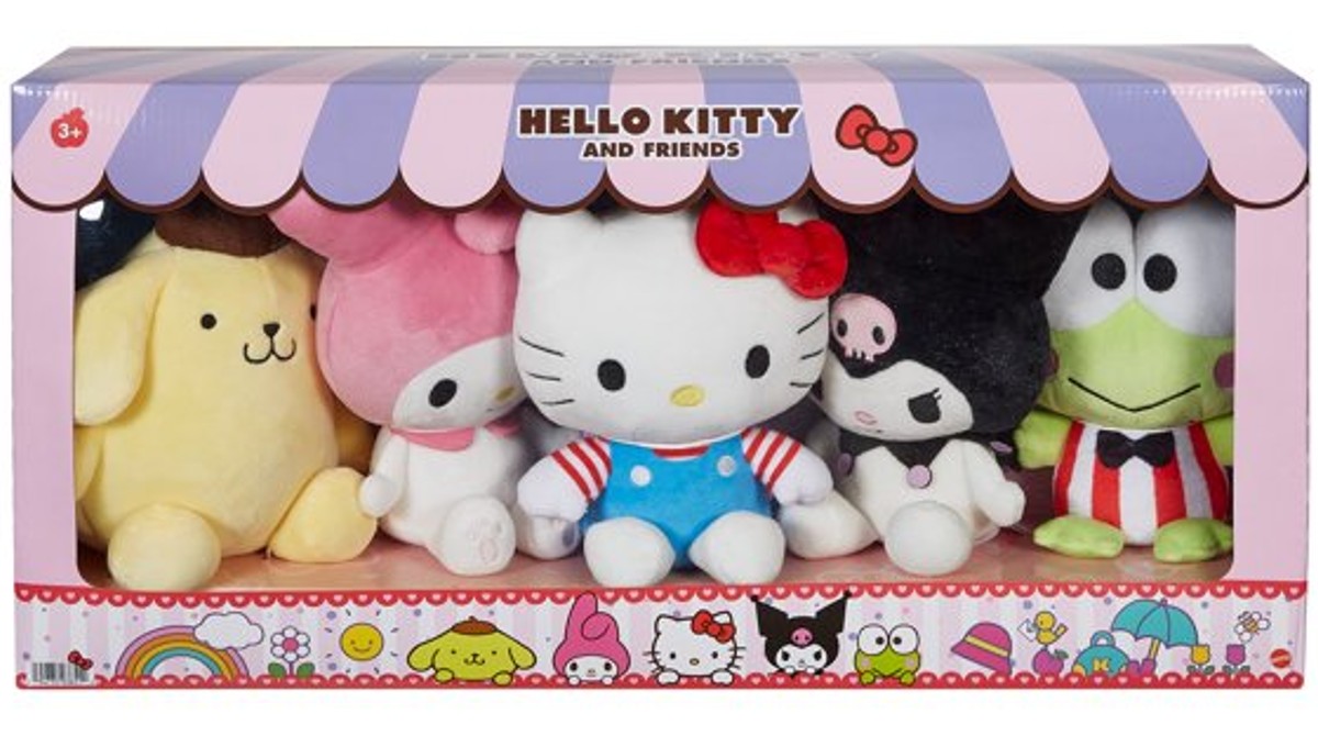 Hello Kitty and Friends 5 Plush Bundle Pack 