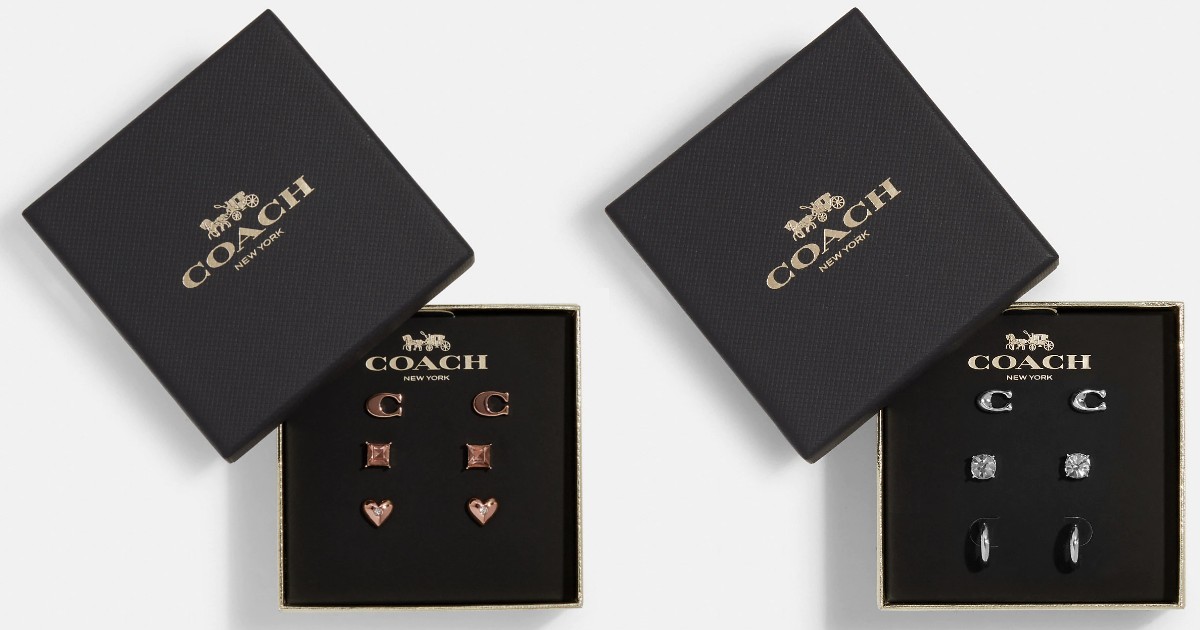 Coach Earrings Sets as Low as.