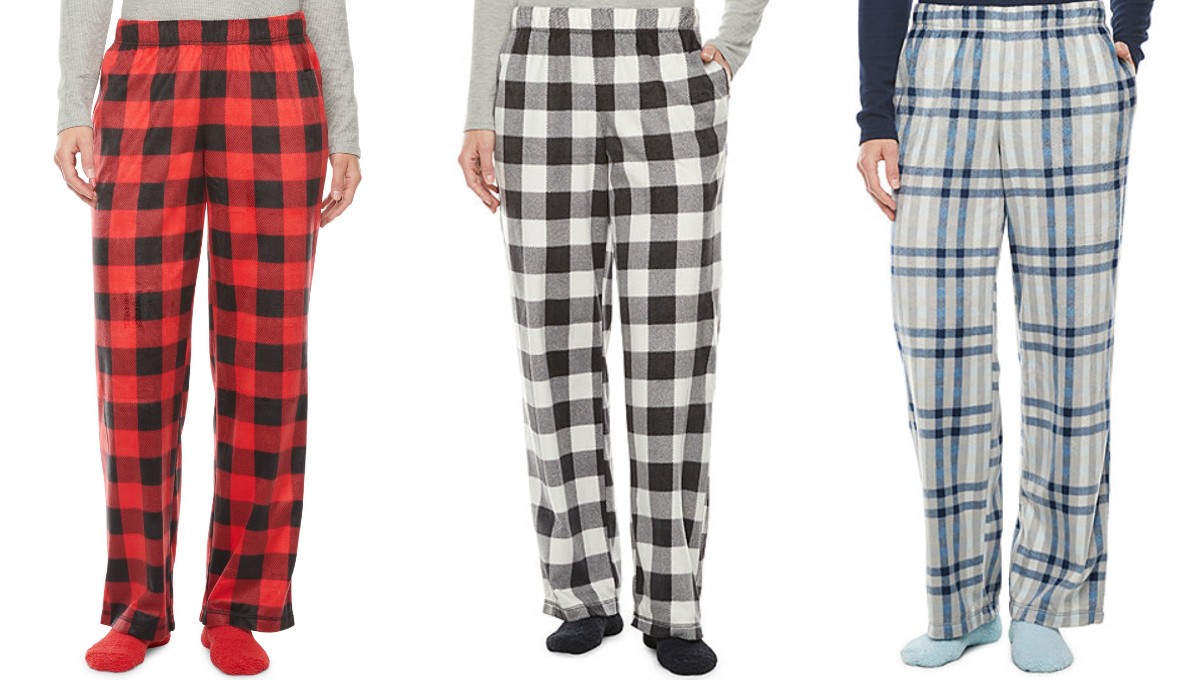 Pajama Pants with Socks at JCPenney