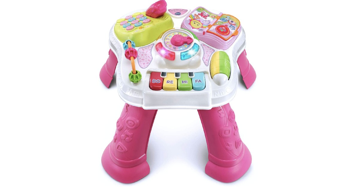 VTech Sit-To-Stand Learn & Discover Table ONLY $19.99 (Reg. $40)