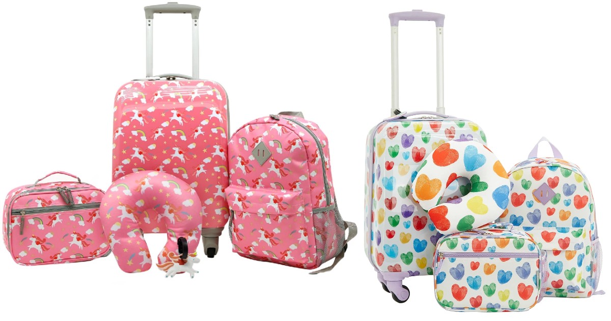 Traveler’s Club Kids 5-Piece Luggage Set