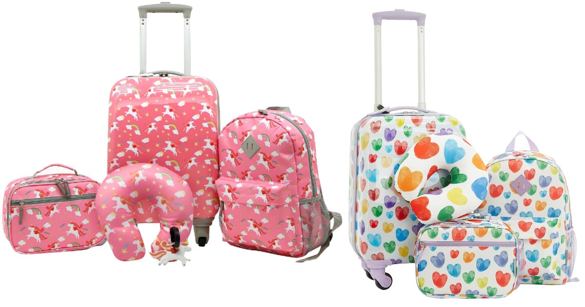 Traveler’s Club Kids 5-Piece Luggage Set