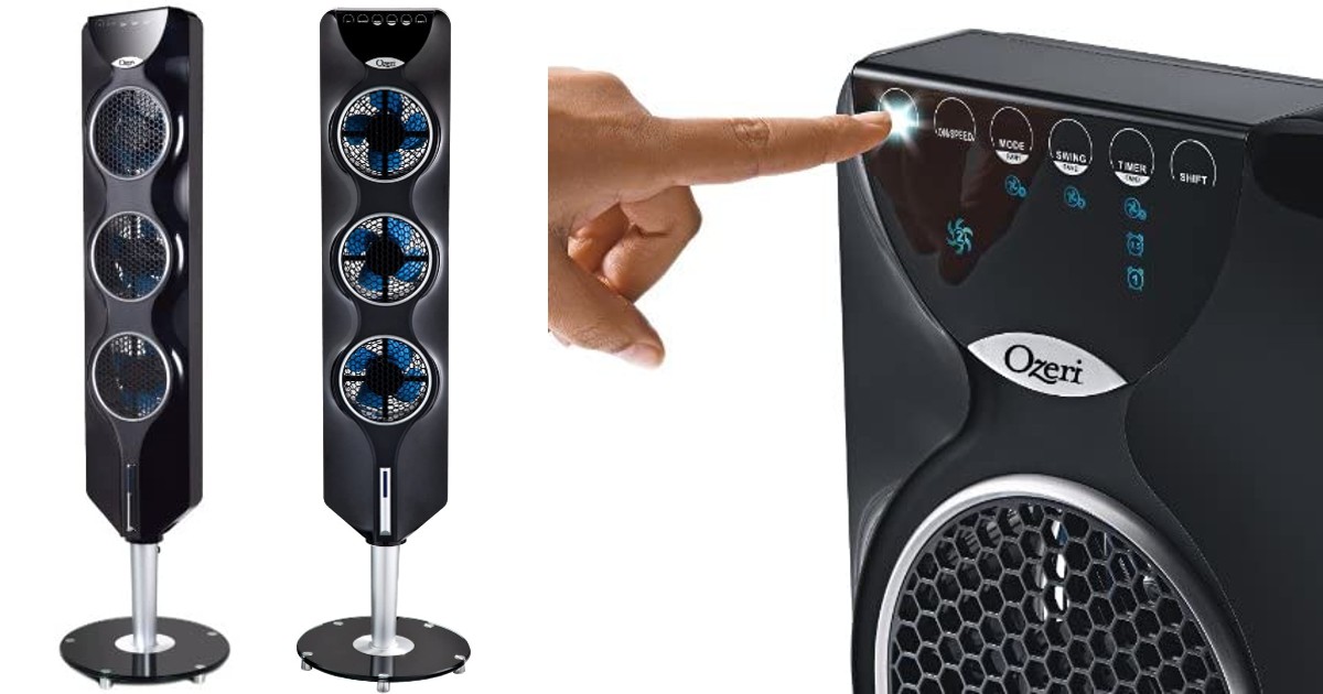 Noise Reduction Tower Fan ONLY $49.66 (Reg $130)