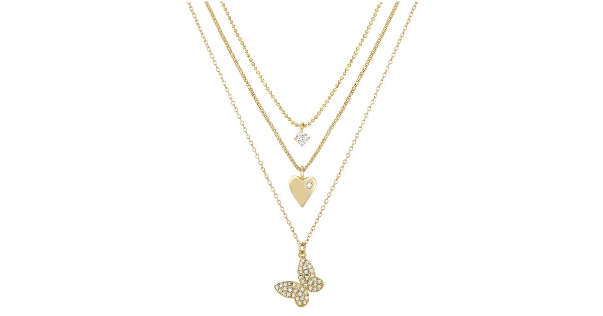 3-Pieces Cubic Zirconia Butterfly Set at Macy's
