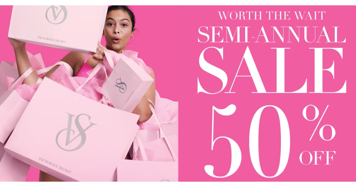 Semi Annual Sale is LIVE at Victoria's Secret