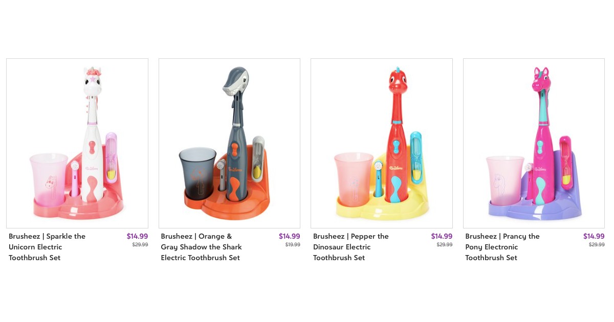 Brusheez Toothbrush Sets ONLY 13.49 (Reg. 30) Daily Deals & Coupons
