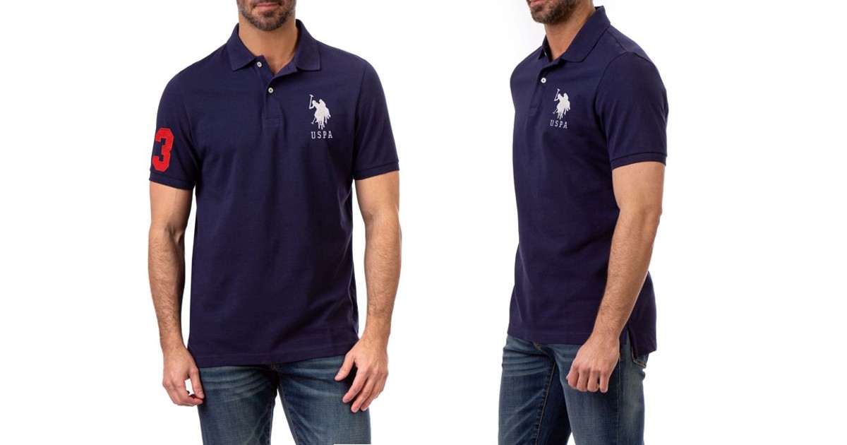 U.S. Polo Assn. Mens Pique Polo T-Shirt