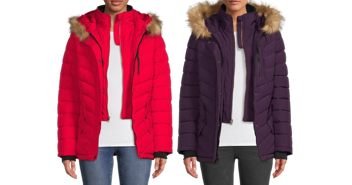 Women’s Puffer Jacket at Walmart