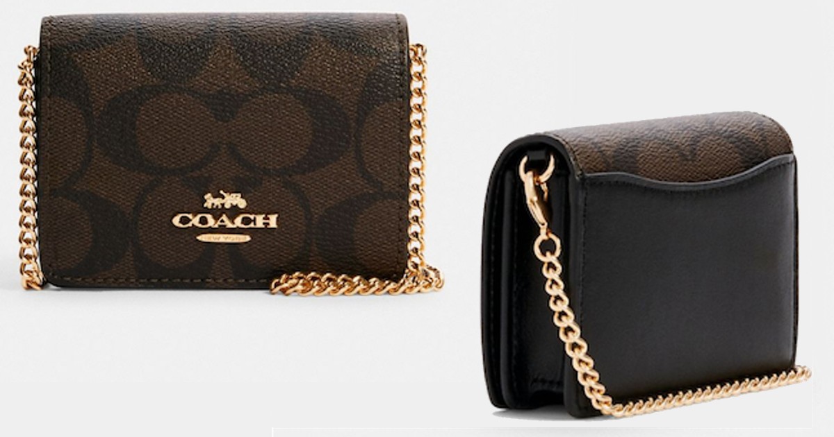 Coach Outlet Mini Wallet On A Chain 