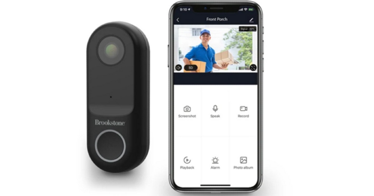 Brookstone WiFi Video Doorbell