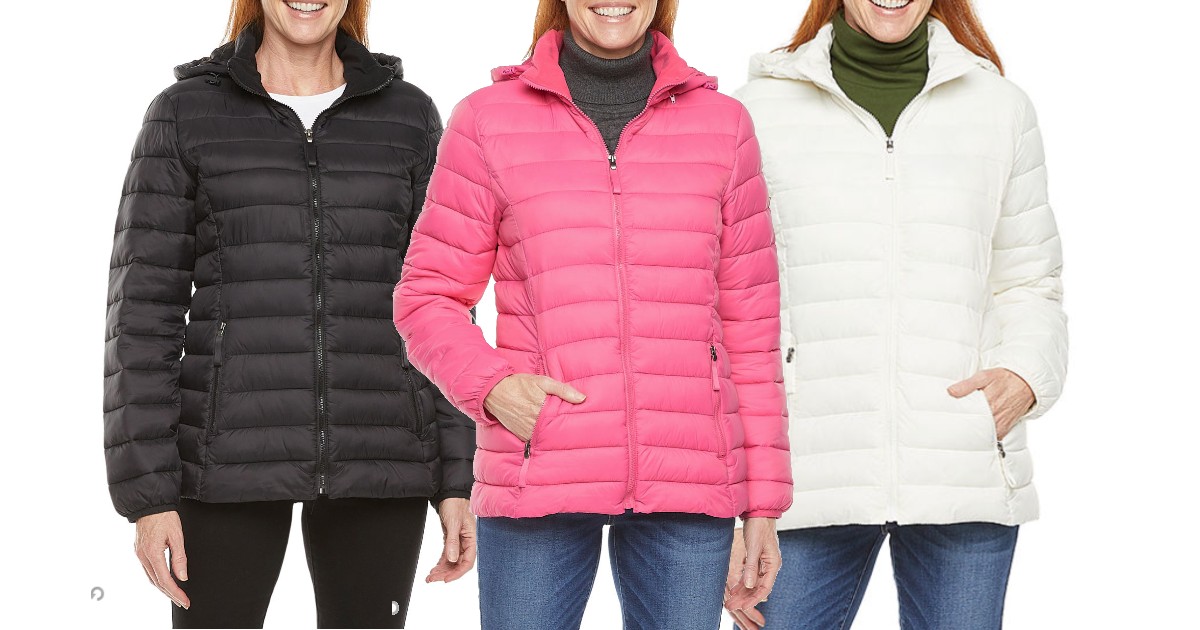 St. John's Bay Puffer Jackets at JCPenney