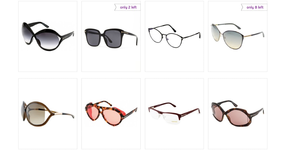 Tom Ford Glasses on Zulily