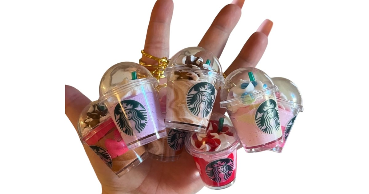 Starbucks Mini Coffee Keychains