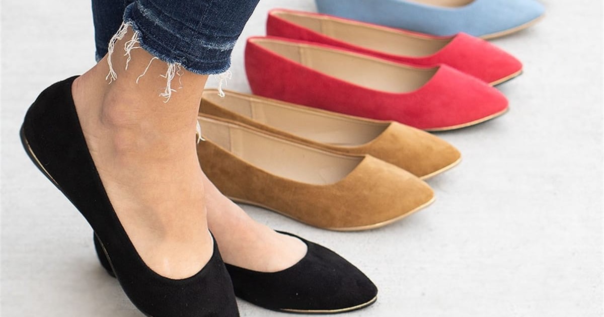 Classy Mary Jane Pointed Flats at Jane