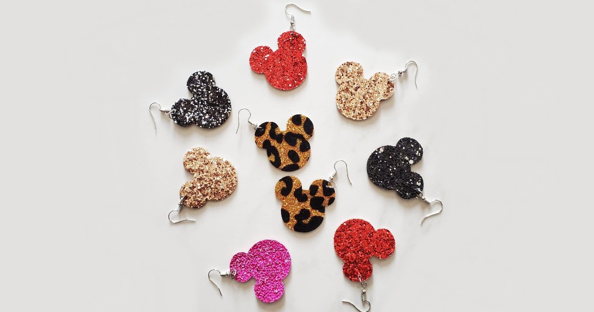 Character Glitter Earrings