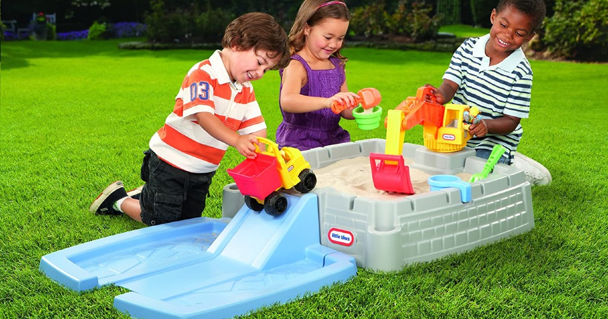 little tikes digger sandbox