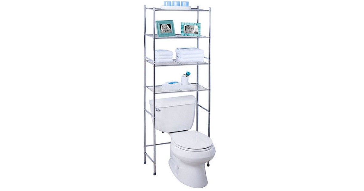 HoneyCanDo Over Toilet Storage ONLY 31.50 (Reg 90) Daily Deals