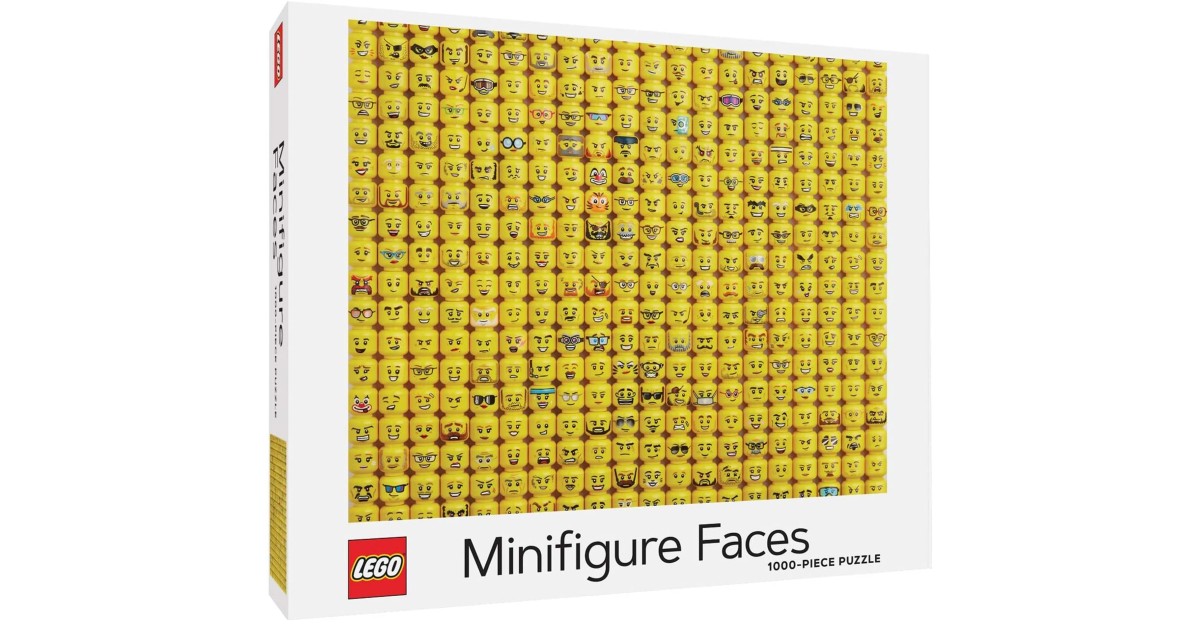 LEGO Minifigure Faces 1000-Piece Puzzle 