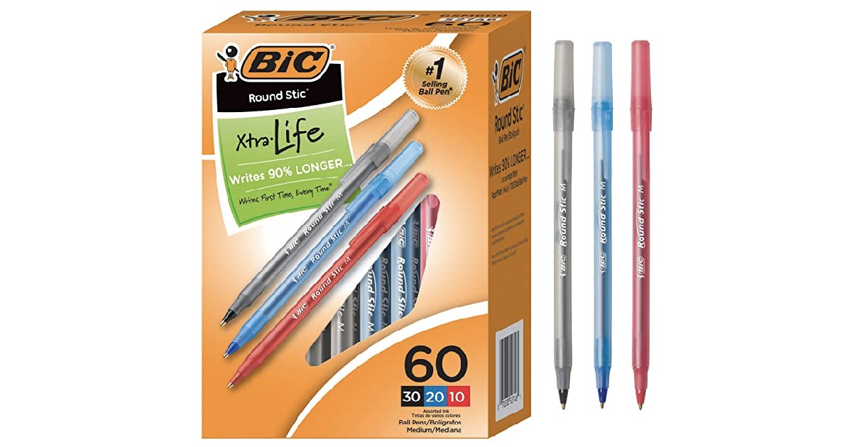 Ballpoint Pen Assorted Colors on Amazon