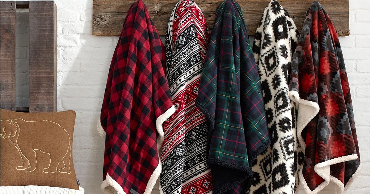 Eddie Bauer Sherpa Throws ONLY 13.99 (Reg 42) Daily Deals & Coupons