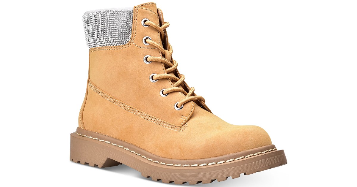 Wild Pair Lace-Up Lug Sole Booties