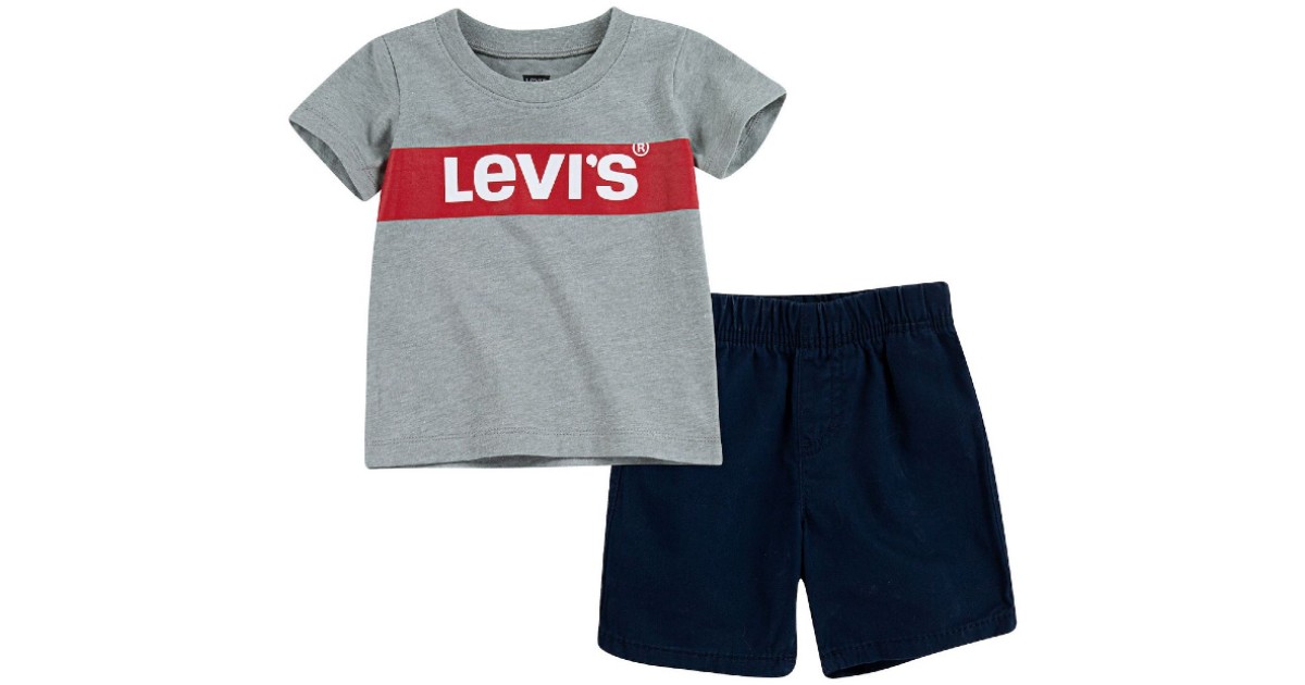 Levi’s Boys Tee & Shorts Set