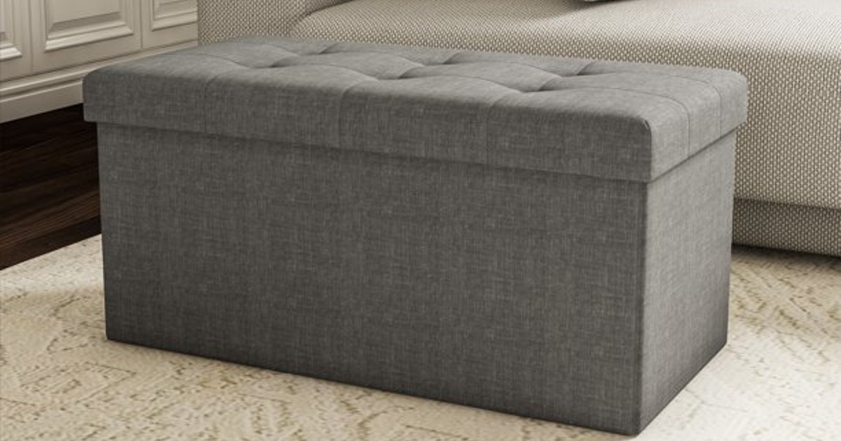 Large Folding Storage Bench